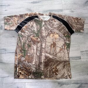 Realtree Camouflage Shirt Dry-fit type material